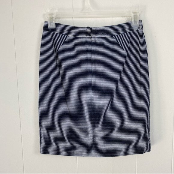 NWT Kate Spade Saturday Layover Skirt in Railroad Stripes Pencil Skirt - Picture 2 of 11